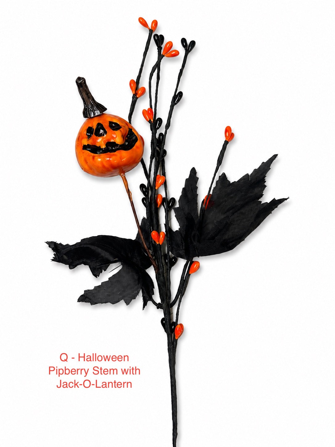 Ghoulish Glamour Luxury Oversized Door Bow | Orange, Black & White Halloween Statement Bow